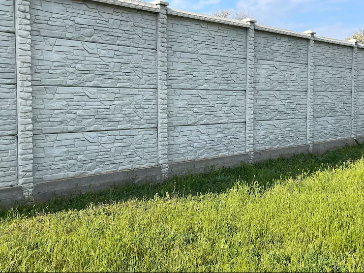 3D printed decorative concrete fencing